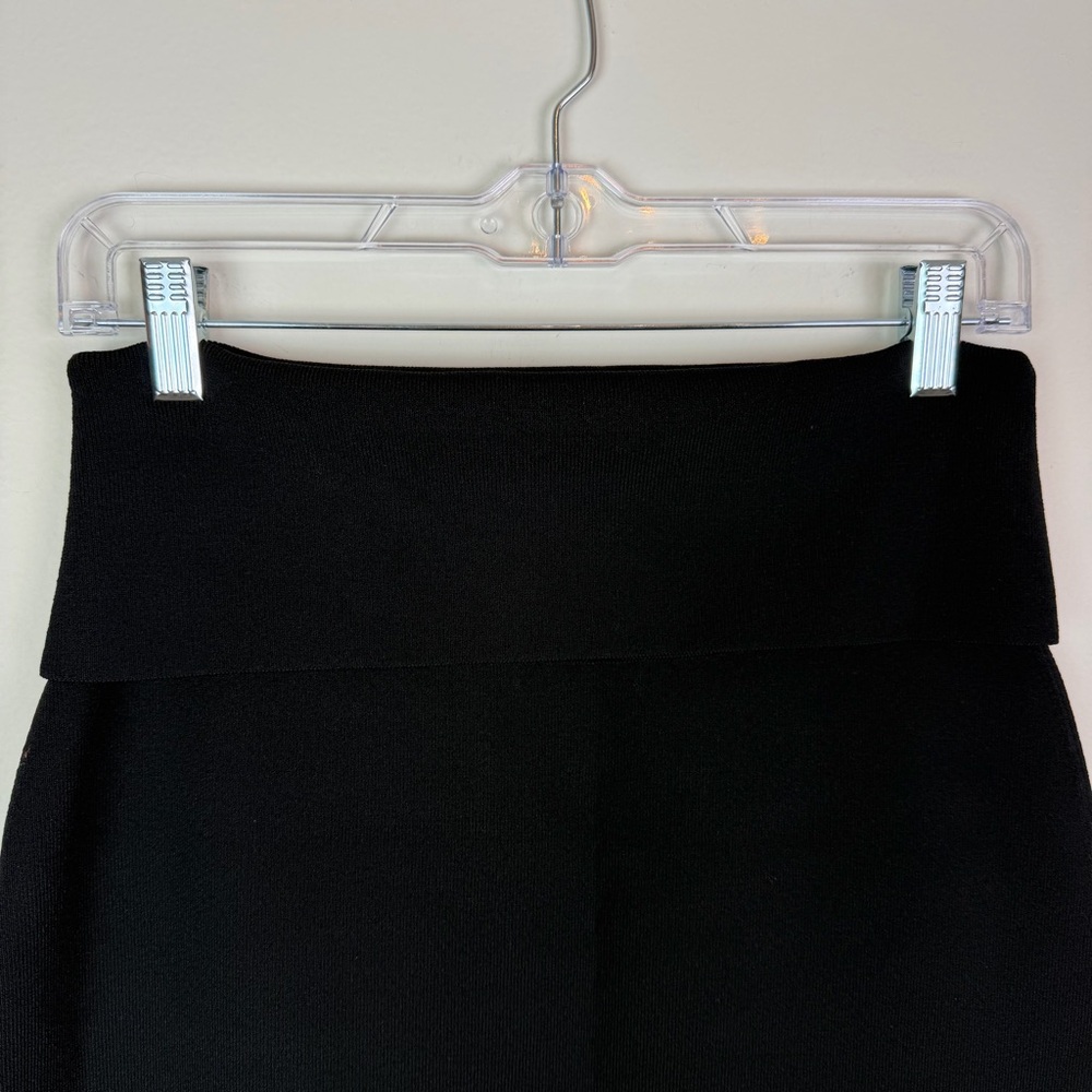 M.M. Lafleur The Harlem Skirt in Black Jardigan Knit Size L - Picture 9 of 12
